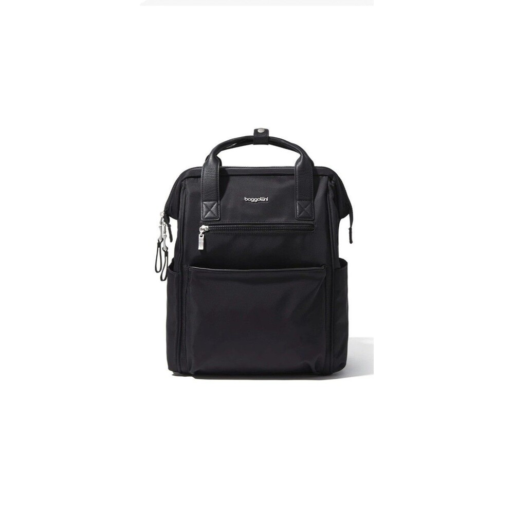 Baggallini Soho Lightweight Water Repellant Laptop Backpack Luggage HandleSleeve